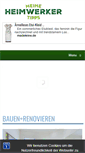 Mobile Screenshot of meine-heimwerkertipps.de